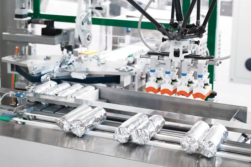 Biscuits On-Edge Packaging Line