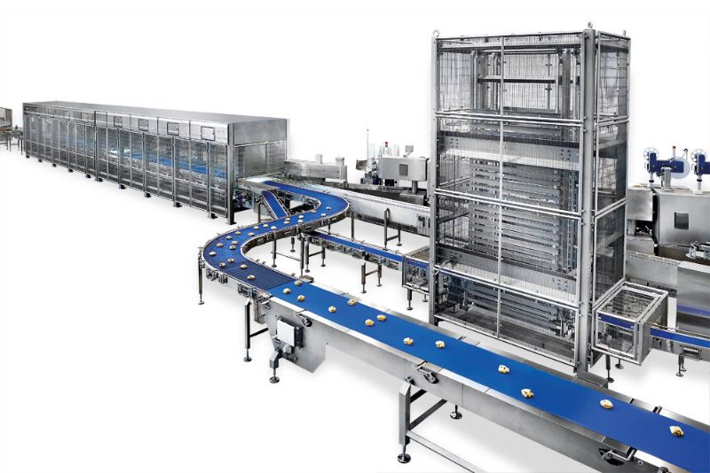 Complete stainless steel line IP65 for frozen products