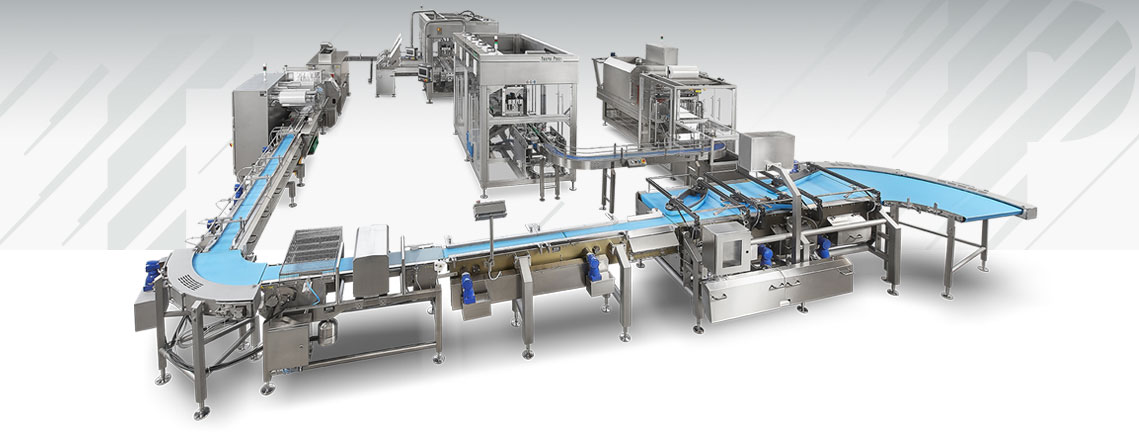 FULL INOX IP 65 Automatic Plant for Hamburgers